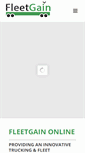 Mobile Screenshot of fleetgain.com